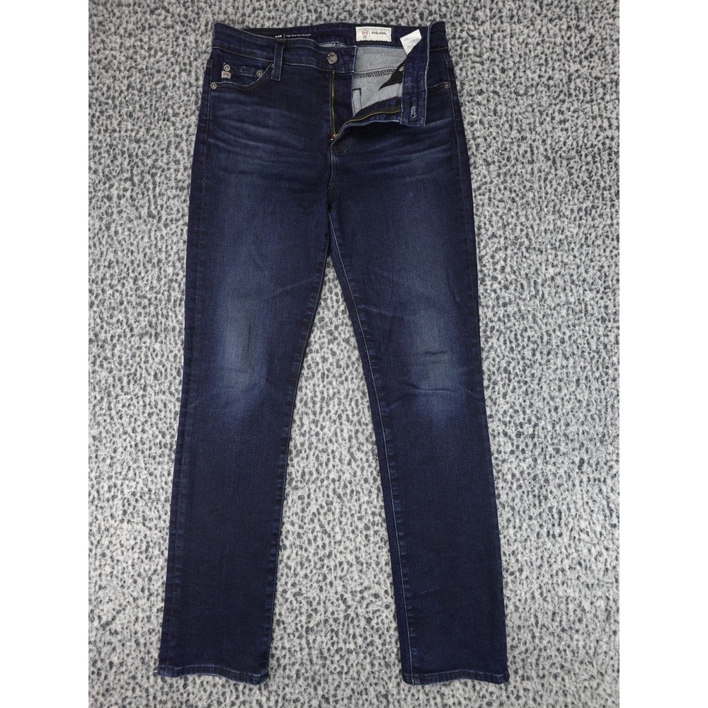 AG Adriano Goldschmied Mari Jeans Womens 28R Dark Blue‎ Slim Straight High Rise